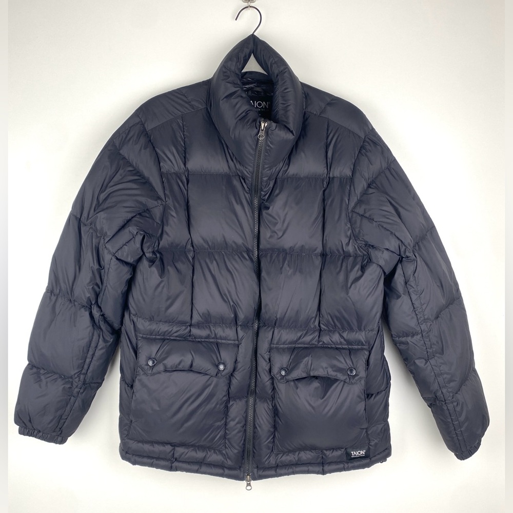 Taion Unisex Mountain Packable Volume Down Jacket Black